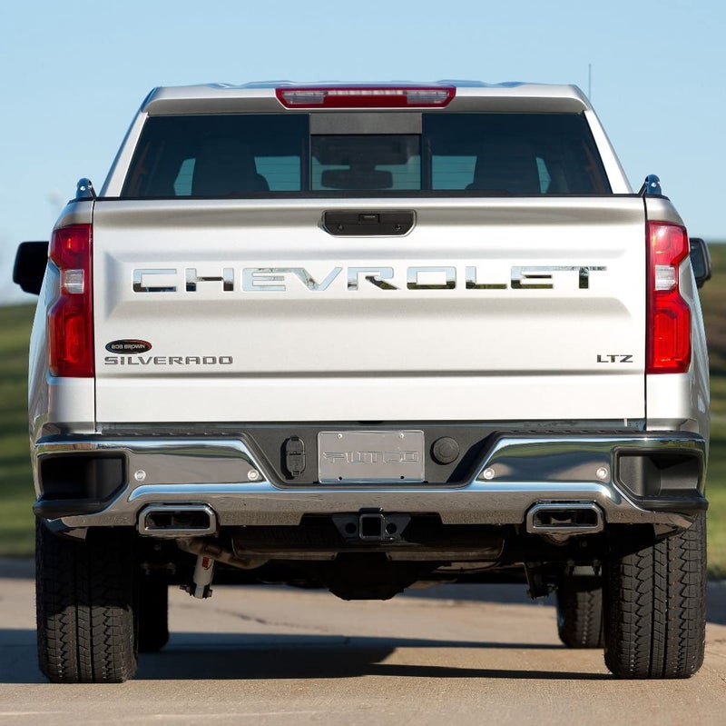 Putco Chevrolet Tailgate Letters Kit - Stainless Steel - Cut Lettering - Fits Chevy Silverado 2019-2026 - Image 2